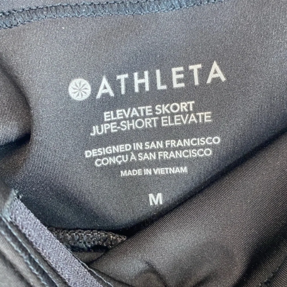 Athleta Elevate Pleated Skort Black Size M – Athletic / Athleisure / Pickleball